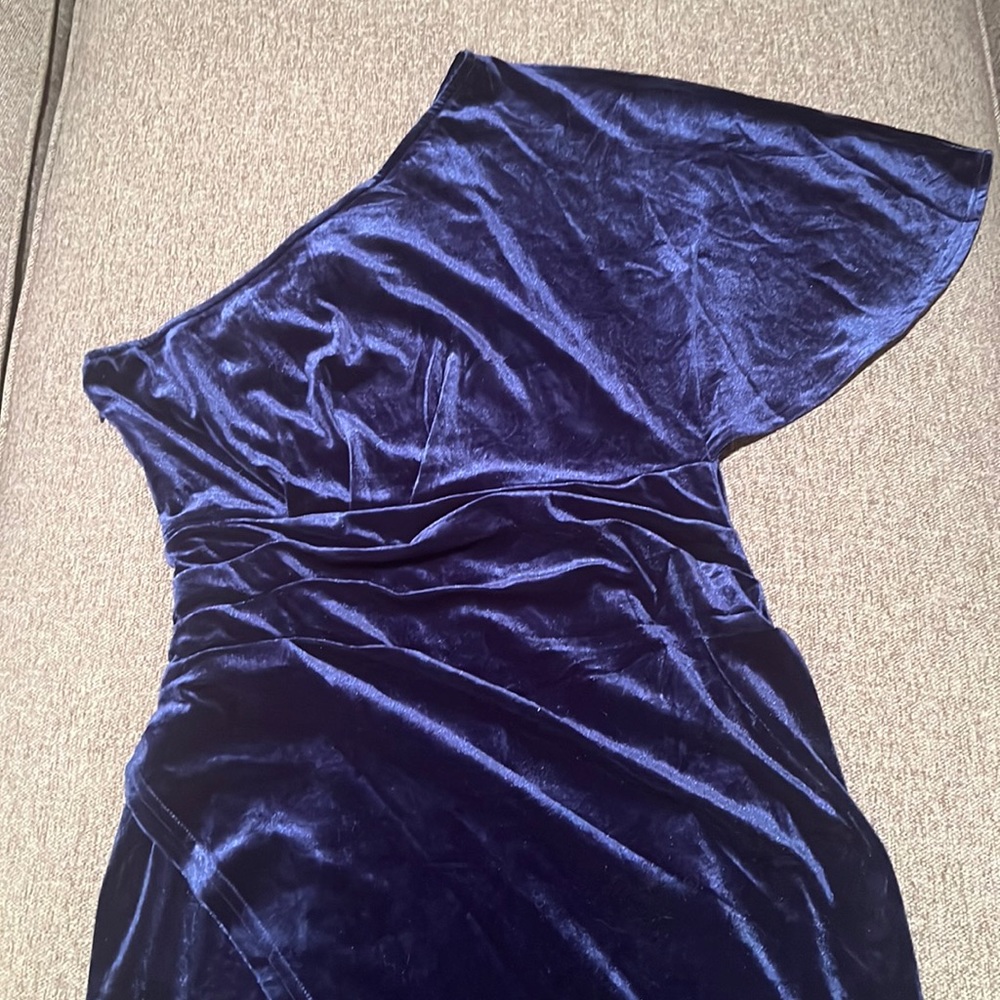 NWT Blue One Shoulder Dress
